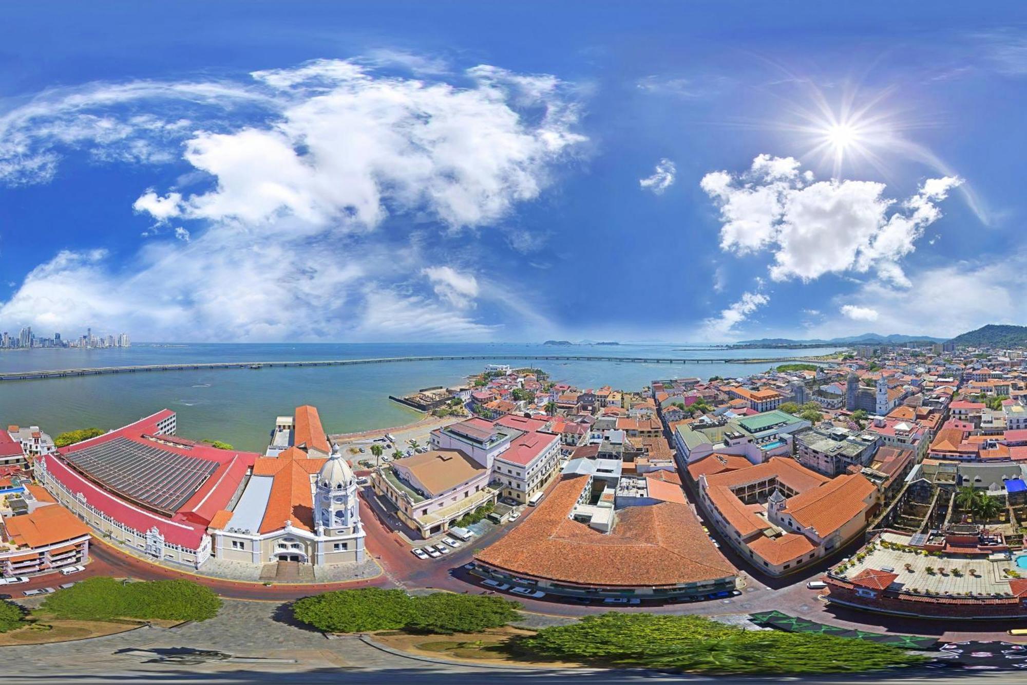 Jw Marriott Panama Hotel Eksteriør billede Aerial view of the town